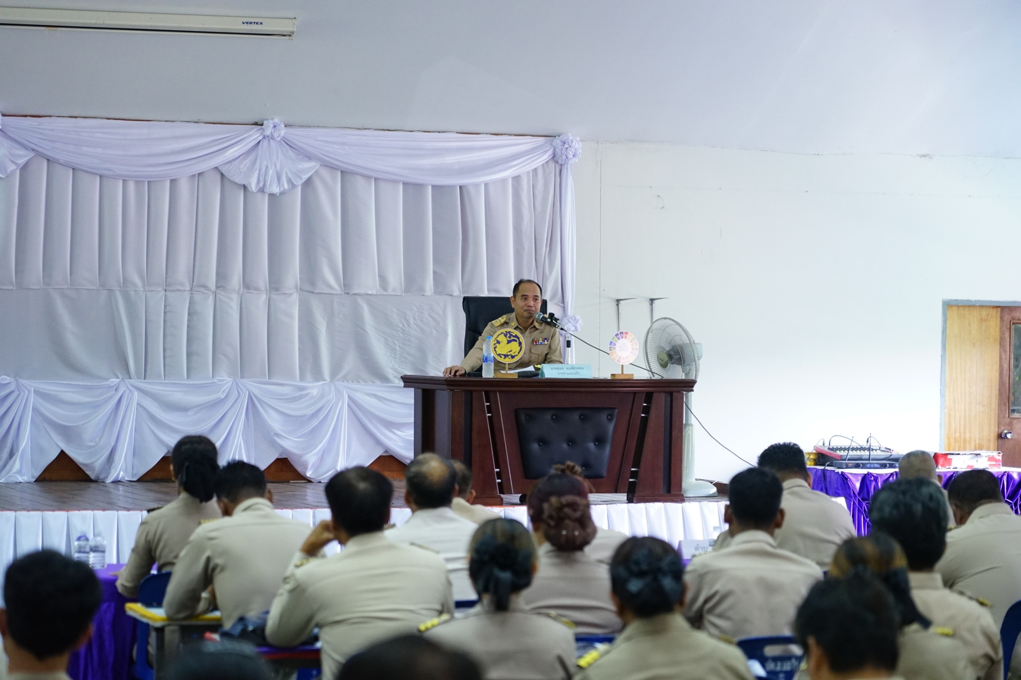 สพอ.บ่อไร่ ร่วมประชุมกำนัน ผู้ใหญ่บ้าน ประจำเดือนมีนาคม 2569